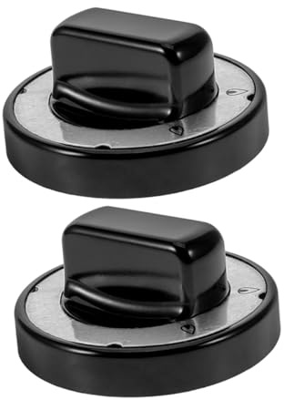 SEWACC 2 Manopole Rosse in ABS Resistenti alle Alte Temperature per Fornelli a Gas Commerciali Compatibili Forni e Grill Manopole di Controllo Antiscivolo Foro Interno da 70 MM per