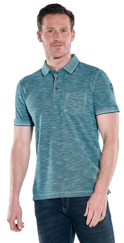 engbers Herren Poloshirt, Petrolblau