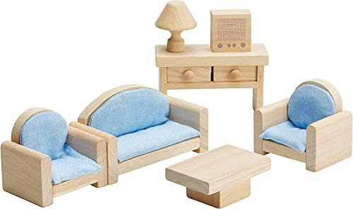 Plan Toys- Living Room-Classic, Colore Legno, 9015