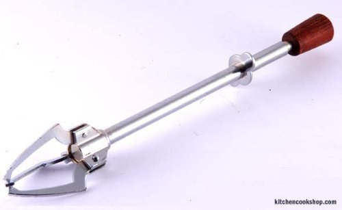 Cookware company Pince à glaçons - inox, 1 pièce, Argenté, Acier inoxydable, Bois