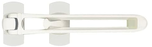 MOST Blanc - Entrebâilleur de Porte Affleurante ou à Recouvrement - SOCONA Ref. M6