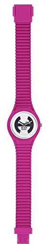 Hip Hop, Collezione Solare, Orologio Donna Fucsia Purple, Cinturino in Silicone Regolabile, Pratica Chiusura, Cassa 34mm, Movimento Solo Tempo Miyota 2036, Resistente all'Acqua, Viola