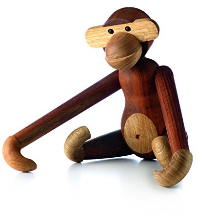 Kay Bojesen - AFFE - Teak-/Limbaholz - Höhe 60 cm - Teak-/Limbaholz - Design - Holztier - Weihnachten