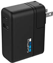 GoPro Supercharger International Dual-Port Charger (HERO7 Black/HERO6 Black/HERO5 Black/HERO(2018) - Official GoPro Accessory