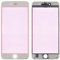 Displayglas mit Rahmen f. iPhone 6S Plus Display Glas Scheibe Fenster weiß + NG-Pro
