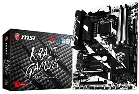 MSI Z270 Krait Gaming - Placa Base Performance (Chipset Intel Z270, Mystic Light, DDR4 Boost, Steel Armor, Intel LAN, Audio Boost 4, M.2 Shield, VR Ready, Military Class V)