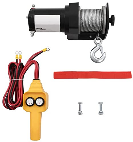 Treuil électrique 12V 900 kg avec télécommande fil