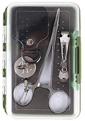 MAXIMUMCATCH Fliegenfischen Zubehör Kombi Schnur knipser/Retractor/Hanken-Lösezange /Vorfachstrecker, Leader Straightener