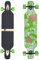 Flex1 bis 122kg - Camber Longboard (Flex1 bis 122kg, Hawaii Blume - Ahornholz)