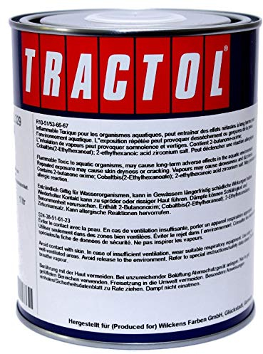 TRACTOL Case CE grau 1 Liter Kunstharzlack Traktorlack Schlepperlack