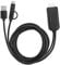 Câble USB Type C/Micro USB vers HDMI 2-en-1, Moniteur de projecteur de téléphone portable vers TV, Adaptateur de câble HDMI HDTV 1080P, pour pour pour pour smartphones Android