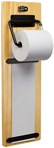 Excello Global Products Wandmontierter Notizpapierspender mit einer 4,6 m langen Papierrolle im Lieferumfang enthalten