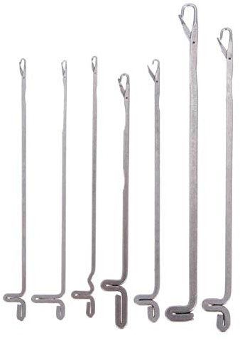 Lankater 7 Pc Gemischte Größe Zungennadeln Häkelnadel Stricken Werkzeuge Bearded Hooked Needles Hand Crafts Werkzeuge Zubehör Zubehör