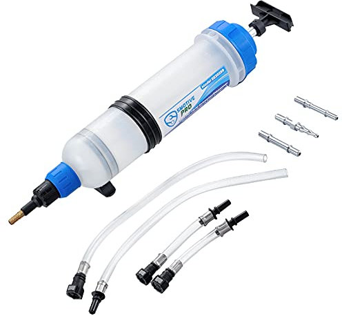 SMOTIVEPRO Fluid Extractor Syringe with Fluid Transfer Hose Pump Capacity 1500cc Large Fluid Transfer Pump Dispenser