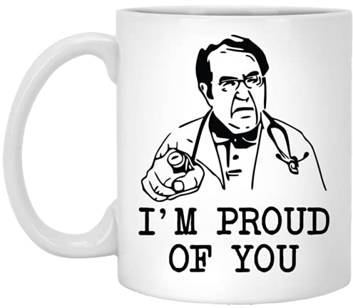 GreenStar Gifts Dr Nowzaradan Tasse, Dr. Now, I'm Proud Of You, lustige Gewichtsverlust-Tasse, Dr. Nowzaradan Tasse, motivierende Tasse, Gewichtsverlust-Tasse, 325 ml, Weiß, (VSWF6O8FR8-11 oz)