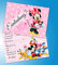 ich Einladungskarten 10er Set + 10 Umschläge Kindergeburtstag kompatibel mit Minnie Maus, Format DIN A6 (Postkarte 148 x 105 mm), 0019