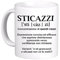 le herisson Tazza STICAZZI scritta significato Mug simpatica divertente regalo amico collega ufficio amica fidanzato marito 635