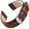 Archer Watch Straps - Uhrenarmbänder mit Schnellverschluss aus Hochwertigem Genarbtem Leder (Mahagoni/abgestimmtes Garn, 20mm)