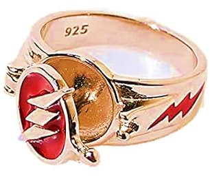 S925 Sterling Silber Flash Ring für Männer und Frauen ~ 6-10 US-Größen,
