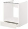 Ikea ENHET Unterschrank für Backofen mit Schublade, 60x62x75 cm, weiß