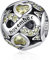 LNQOBU Charms di Pietra di Nascita per Braccialetti Europei Collana，925 Argento Sterling Openwork Ciondolo Regali di Compleanno per le Donne（Fornito con una Perlina）