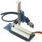 PCIe to PCI Adapter | x1 to Legacy PCI Converter with USB 3.0 Cable | Desktop Audio Interface Expansion