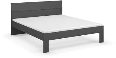 Rauch Möbel Allrounder Bett Stauraumbett Grau, Liegefläche 160x200 cm