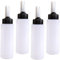 Beaupretty Hair Dye Bottle Alicator Set of 4 150ml Plastic Hair Applicator Bottles Graduated Tip for Salon Home Use