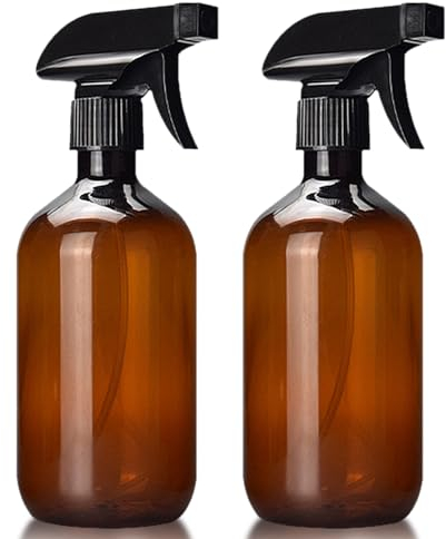 Cisolen 2 piezas botellas de spray 300ml botella pulverizadora de plástico vacía botella nebulizadora para cocina limpieza jardinería plantas flores
