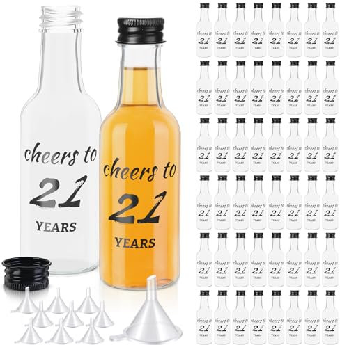 Bokon 50 mini bottiglie di vino per ospiti, donne, uomini, 40° compleanno, anniversario, matrimonio, celebrazioni, bomboniere, 50 pezzi