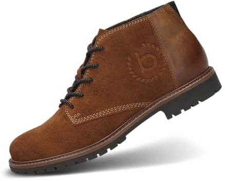 bugatti Herren-321-AOJ30-1432-6363-Stiefel Kaltfutter,cognac/cognac,46