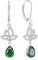 JO WISDOM Boucles d'oreilles pendantes papillon en argent 925 avec cristal de zircone 3A, bijoux pour femme, Argent sterling, Zircone cubique