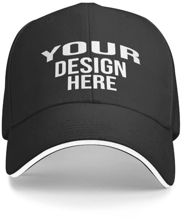 KYZMZC Custom Baseball Cap Entwerfe Deine eigenen Hüte, individuelle Hüte, Logo, personalisierte Baseball Cap, Personalisierte Baseballkappe