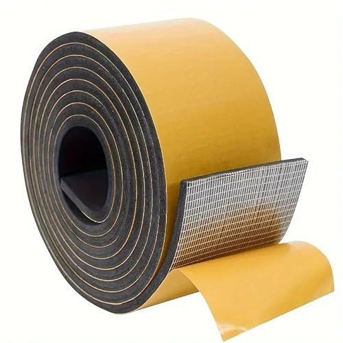 StickersLab - Nastro adesivo elastomerico in gomma per coibentazioni anticondensa isolamento termico climatizzatori 100mm - CONFEZIONE 1 PZ.
