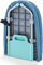 Housse de planche à repasser pliable 81 cm x 31 cm – Légère et stable, avec housse résistante aux hautes températures, hauteur réglable, design peu encombrant pour un repassage efficace