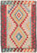 Nain Trading Kelim Afghan 64x91 Handgewebt Orientteppich Teppich Wolle