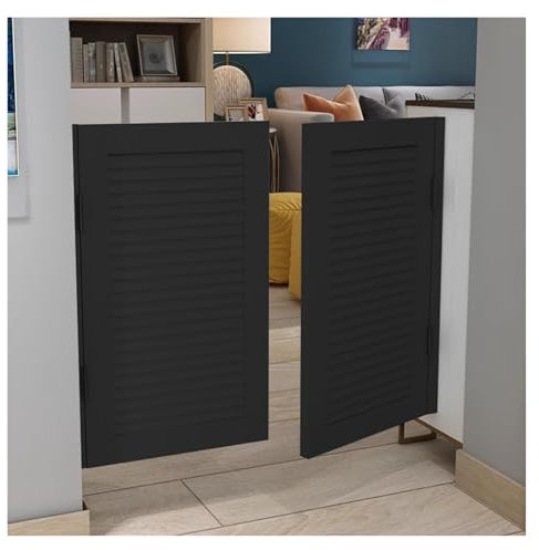 Porte western bois, Saloon Porte Battante, Portes battantes en bois massif, portes de salon de fête occidentale avec charnières, porte de cowboy moderne for cuisine/salle de bain/bar/décor de fête(W12