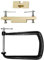 Harilla Classical Guitar Bridge Clamp Guitar Maintenance Clamp Musical Instrument Part Position Metal Accessory Bridge Clipping Tool, with accessories