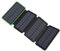 Batterie Externe Solaire Chargeur Solaire - BRENCIL 27000mAh Power Bank Solaire 22,5W Chargement Rapide Chargeur de Téléphone Portable avec 4 Panneaux Solaires USB pour Téléphones Camping (Vert)