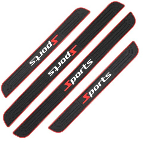 WACDXST 4 Stück Auto Einstiegsleisten Schutzfolie, für VW Golf 5 6 7 8 GTE GTI GTD Clubsport Clubsport45 Variant Alltrack Lackschutz Aufkleber Kantenschutz Styling Tuning Zubehör