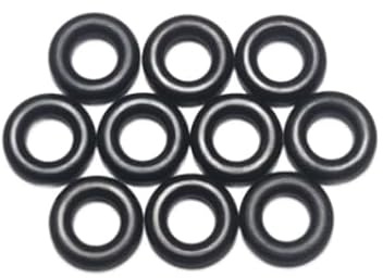 Einzelne Premium O-Ringe aus NBR70 in Carbon Black, Dichtungsringe (50 Stück, 6x3,5)