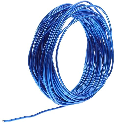 Alambre de aluminio flexible de 3 mm y plata for hacer joyas, proyectos de bricolaje, accesorios y esculpir, multifunción.