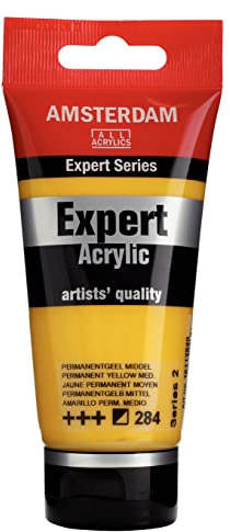 Amsterdam Expert Series Acrylic Tube 75 ml Permanent yellow medium 284 (19112840)