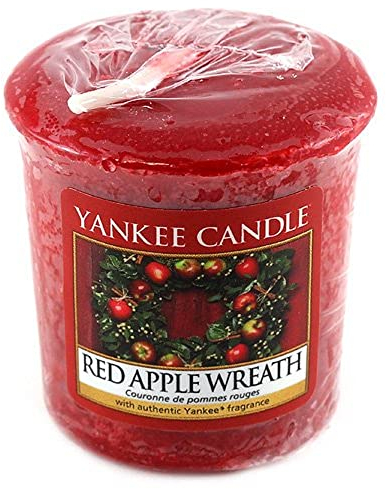 Yankee Candle Samplers Votivkerzen, Wachs, Rot Apple Wreath, 1 cm
