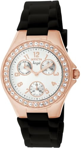 Invicta Angel Montre Femme mouvement à quartz en acier inoxydable - 38mm