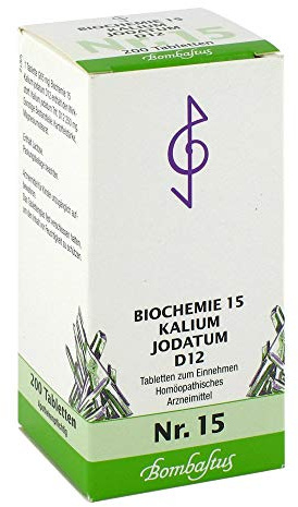 Biochemie 15 Kalium Jodatum D 12 Tabletten
