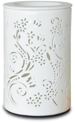 Zen’Arôme - Brûle Parfum électrique– Calorya n°1 – Diffuseur Chaleur Douce Céramique avec Coupelle Amovible – Diffuseur et Lampe – Cires Parfumées, Huiles Essentielles – Idée Déco