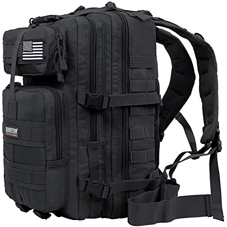 Seibertron Motorrad-Rucksack, Motorradtasche, Outdoor-Sport, Reiten, Schwarz, 37 l