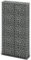 Festnight Gabion jardinière en Acier Jardin Cage métallique réticulé Argenté 85 x 30 x 200 cm