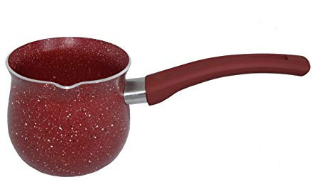 Dzhesva aus Alu mit Granit-Beschichtung 600 ml - Mokkakanne Topkapi Mokkakännchen Cezve 600-9,5